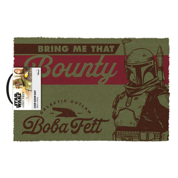 FELPUDO STAR WARS MANDALORIAN BRING ME THAT BOUNTY BOBA FETT / 40X60 cm