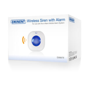 SIRENA INALAMBRICA LUZ EMINENT PARA ALARMA EM8676