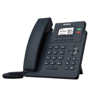TELEFONO IP YEALINK T31G / 2 CUENTAS SIP / POE / SIN PSU / VOZ HD / 4 TECLAS FUNCIONES / 2 PUERTOS ETHERNET GIGABIT /