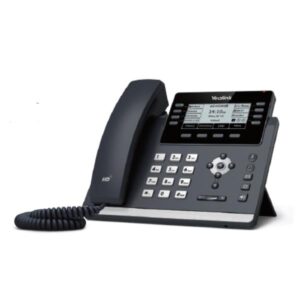 TELEFONO IP YEALINK T43U / 12 CUENTAS SIP / HD VOICE / 2XRJ45 / 2XUSB /  POE (SIN CARGADOR)