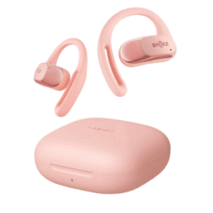 AURICULAR SHOKZ OPENFIT AIR PINK / TWS OPEN-EAR / HASTA 28 HORAS DE AUTONOMIA / LIGEROS / GANCHO DE OREJA FLEXIBLE / AUDIO POTENTE Y RICO EN DETALLES / CANCELACION DE RUIDO / IP54 / ESTUCHE CARGA / MULTIPUNTO A 2 DISPOSITIVOS / T511-ST-PK