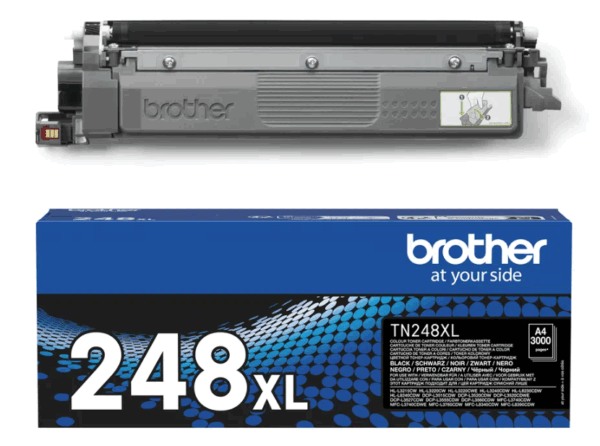 TONER BROTHER NEGRO ALTA CAPACIDAD HL-L8230CDW / L8240CDW / L3220CW / L3240CDW / DCP-L3520CDW / L3560CDW / MFC-L3760CDW / L8340CDW / L3740CDW / L8390CDW / (3.000 PAG.) (TN248XLBK)