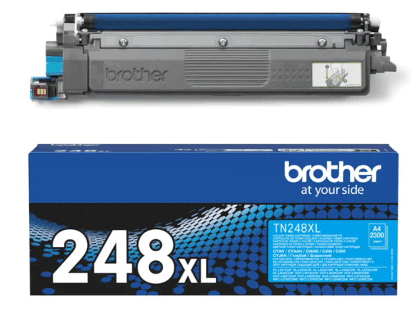TONER BROTHER ALTA CAPACIDAD CYAN HL-L8230CDW / L8240CDW / L3220CW / L3240CDW / DCP-L3520CDW / L3560CDW / MFC-L3760CDW / L8340CDW / L3740CDW / L8390CDW / (2.300 PAG.) (TN248XLC)