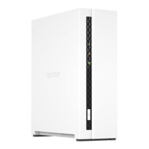 CAJA QNAP TS-133 NAS / 1 BAHIAS / 2.5" - 3.5" / 2 GB RAM / 1X GIGABIT / (SIN DISCO DURO) / 2XUSB 2.0 / USB 3.2 / TS-133