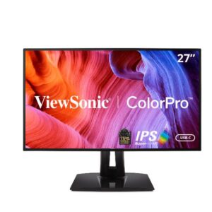 MONITOR VIEWSONIC VP2768A LED 27" / IPS / 2K / 350 cd/m2 / 5 ms / 60Hz / REGULABLE EN ALTURA Y PIVOTANTE / HDMI-DP / 5XUSB / ETHERNET / VESA