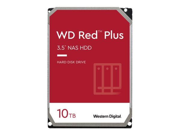 DISCO DURO 10 TB WD RED PLUS 3.5" SATA 6Gb/s / 256 MB / P/N: WD101EFBX