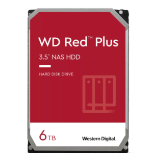 DISCO DURO 6.0 TB WD RED PLUS 3.5" SATA III / 256 MB / P/N: WD60EFPX