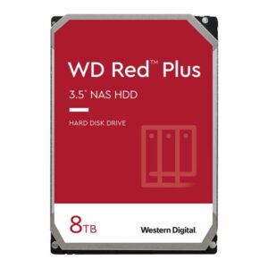 DISCO DURO 8.0 TB 3.5" WESTERN DIGITAL RED PLUS / SATA P/N: WD80EFPX