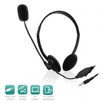 AURICULAR + MICROFONO EWENT EW3567 / ESTEREO / JACK 3.5mm