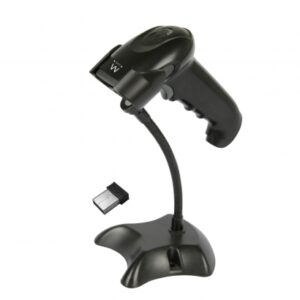 LECTOR CODIGO DE BARRAS EWENT EW3431 WIRELESS 1D/2D NEGRO
