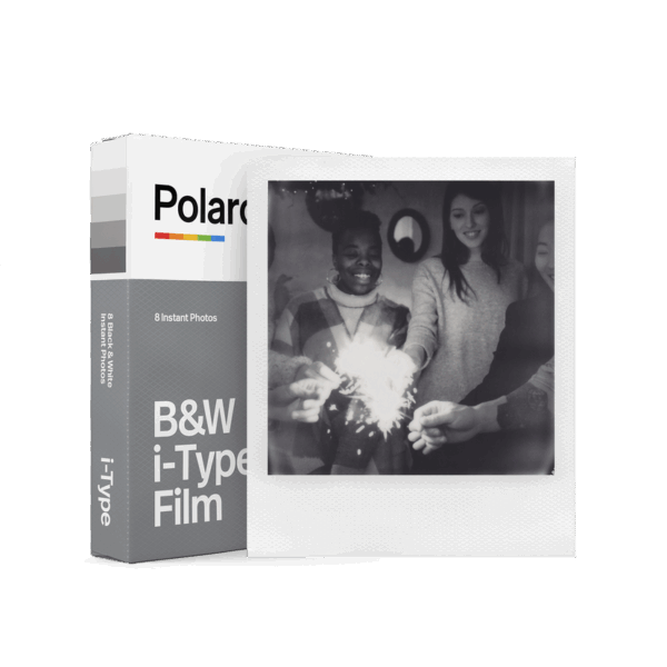 B&W FILM POLAROID I-TYPE  / 8 UNID. / COMPATIBLE CON ONESTEP 2 - ONESTEP+ - POLAROID NOW - LAB /