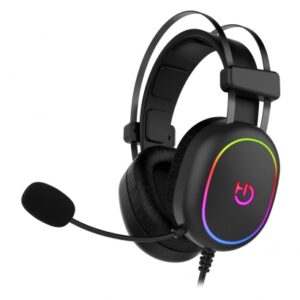AURICULARES C/MICROFONO HIDITEC ERYS ARGB NEGRO / ESTEREO / USB / JACK 3.5mm / GHE010003