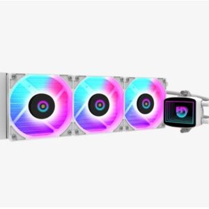 VENTILADOR HIDITEC KIT REFRIGERACION LIQUIDA LQ360 RGB 120mm BLANCO LDCR10001