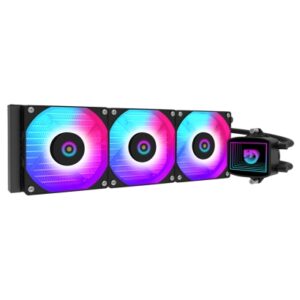 VENTILADOR HIDITEC KIT REFRIGERACION LIQUIDA LQ360 RGB 120mm NEGRO LDCR10002