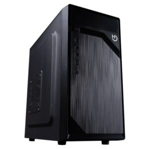 CARCASA MINI TORRE HIDITEC Q2 PRO PSU NEGRA / FUENTE 500W / M-ATX / CHA010032