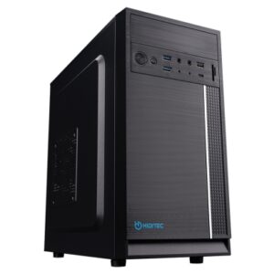 CARCASA MIDI TORRE HIDITEC Q5 PRO NEGRA / SIN FUENTE W / M-ATX / M-ITX / CHA010045