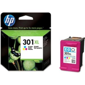 TINTA DESKJET HP Nº301 XL COLOR 1000 1050 2000 2050 (360 PAG.) (CH564EE)