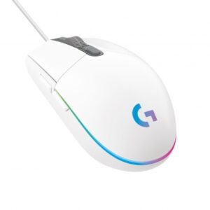 RATON LOGITECH GAMING G203 BLANCO / TECNOLOGIA LIGHTSYNC RGB / 6000 DPI / USB / 910-005797