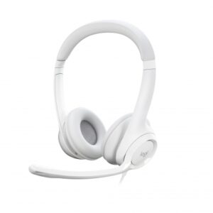 AURICULARES C/MICROFONO LOGITECH HEADSET H390 USB BLANCO /  981-001286