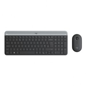 TECLADO + RATON LOGITECH MK470 SLIM WIRELESS NEGRO / 920-009198