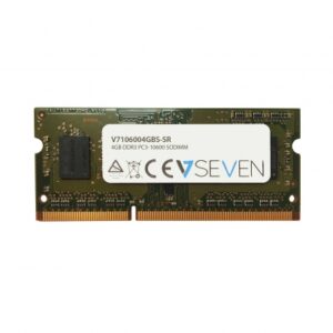 MEMORIA PORTATIL V7 4GB DDR3 1333 SODIMM / P/N: V7106004GBS-SR