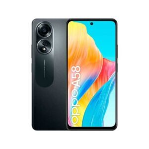 TELEFONO SMARTPHONE OPPO A58 NEGRO / HELIO G85 2.0 Ghz / 6 GB / 128 GB / 6.71" FHD+ / CAMARAS 50-2 MPX - 8 MPX / 5000 mAh / COLOROS 13.1 / 631001000877
