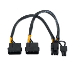 CABLE ALIMENTACION MOLEX ADAPTADOR ATX 12v 2 X 4 PIN M / 6+2 PIN M PARA PCI-EXPRESS