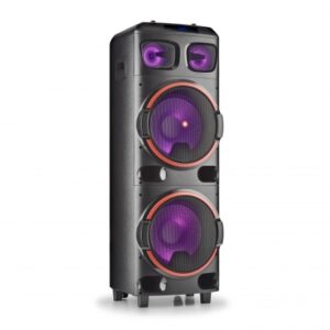 ALTAVOZ NGS WILD DUB 1 / ILUMINACION LED  / BLUETOOTH / USB / MICROSD / 300W / DOBLE SUBWOOFER / WILDDUB1