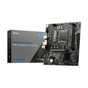 PLACA BASE MSI PRO B660M-E 1700 / 2XDDR4 / HDMI-VGA / 911-7D46-001