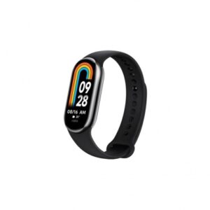 PULSERA XIAOMI SMART BAND 8 NEGRA / 1.62" TACTIL AMOLED / BLUETOOTH 5.1 / BATERIA 16 DIAS / RESISTENTE AL AGUA / 190mAh / BHR7165GL