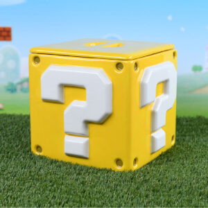 GALLETERO SUPER MARIO BROS BLOQUE DE PREGUNTA 15.9x15.9x14.3 cm