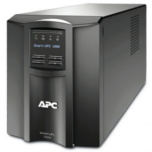 UPS APC SMART-UPS LINEA INTERACTIVA 1000VA / 700W / TIEMPO DE RESUPUESTA 10 min. / USB / ETHERNET / SERIAL / 8XSHUCO / SMT1000IC