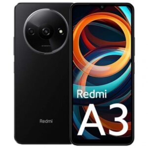 TELEFONO SMARTPHONE XIAOMI REDMI A3 NEGRO / MEDIATEK HELIO G36 2.2 Ghz / 3 GB / 64 GB / 6.71" / DUAL SIM / CAMARAS 8 MPX - 5 MPX / 5000 mAh / ANDROID 14 / MZB0GL8EU