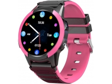 RELOJ SMARTWATCH SAVEFAMILY SLIM JUVENIL JUNIOR ROSA / 4G / GPS / LLAMADA / CHAT / BOTON SOS / CAMARA LATERAL HD / WATERPROOF IP6 / GPSSLIMROSA