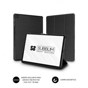 FUNDA TABLET SUBBLIM SHOCK LENOVO TAB M10 FHD PLUS 10.3" NEGRO / TB-X606 (2º GEN) / SUBCST-5SC110