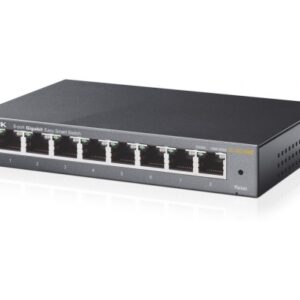 SWITCH TP-LINK EASY SMART METALICO 8 PUERTOS 10/10/1000 TL-SG108E