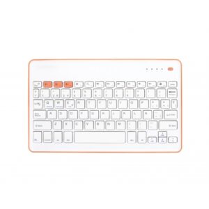 TECLADO SILVERHT BLANCO-NARANJA BLUETOOTH 111936740199