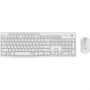 TECLADO + RATON LOGITECH MK295 SILENT TOUCH WIRELESS BLANCO / 920-009822