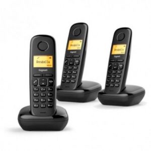 TELEFONO INALAMBRICO SIEMENS GIGASET A170 TRIO DECT NEGRO L36852-H2802-D211