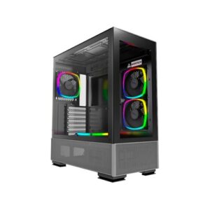 CARCASA MONTECH SKY TWO BLACK ARGB / ATX / USB / SIN FUENTE /