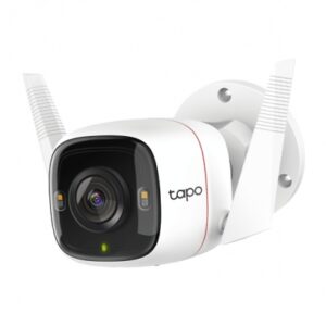 CAMARA VIGILANCIA TP-LINK TAPO C320WS 2K EXTERIOR IP66 / 4MP 2160X1440 / WIFI Y ETHERNET / ALTAVOZ-MICROFONO / VISION NOCTURNA / MICROSD HASTA 256GB / CONTROL ALEXA Y GOOGLE