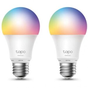 BOMBILLA LED TP-LINK TAPO L530E(2-PACK) E27 LUZ INTELIGENTE MULTICOLOR WIFI 806lm - CONTROL VOZ - MODO AUSENTE - PACK DE 2 UNIDADES