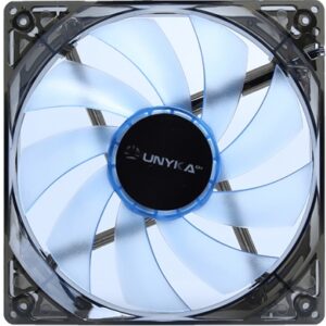 VENTILADOR ADICIONAL CARCASA UNYKA LED AZUL 12X12 / 51791